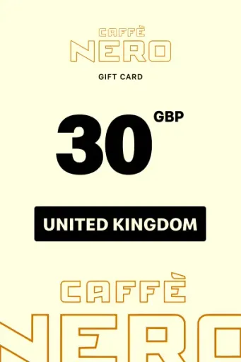 Caffè Nero 30 GBP Gift Card (United Kingdom) - Digital Key