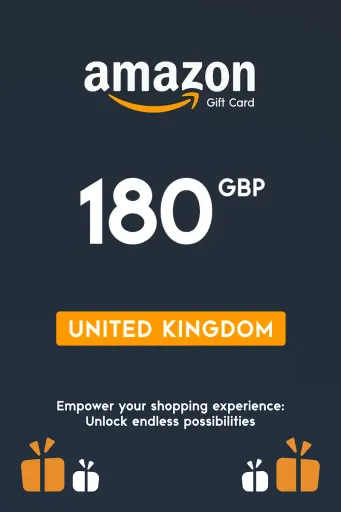 Amazon 180 GBP Gift Card (United Kingdom) - Digital Key