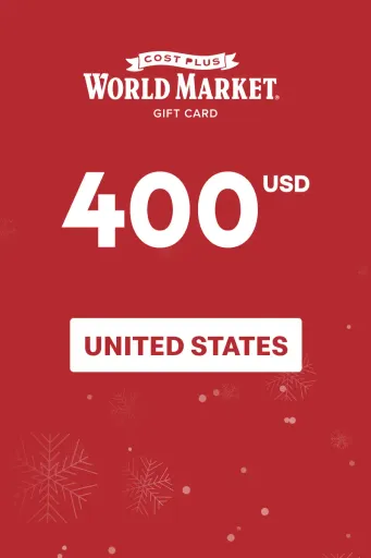 Cost Plus World Market 400 USD Gift Card (United States) - Digital Key