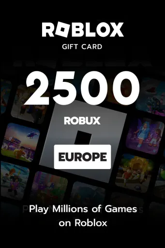 Roblox - 2500 Robux (Europe) - Digital Key