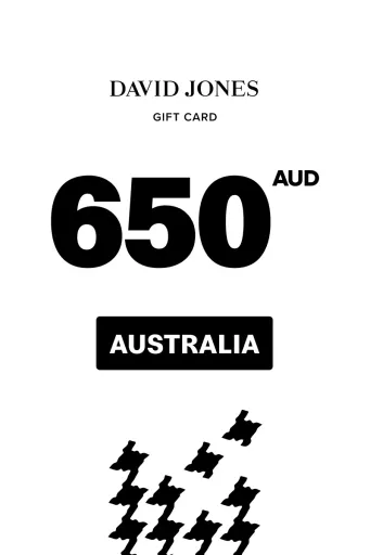 David Jones 650 AUD Gift Card (Australia) - Digital Key