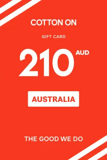Cotton On Group 210 AUD Gift Card (Australia) - Digital Key