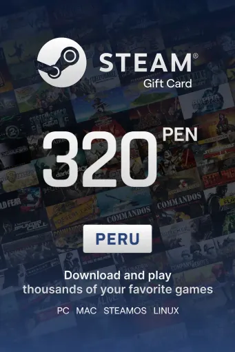 Steam Wallet 320 PEN Gift Card (Peru) - Digital Key