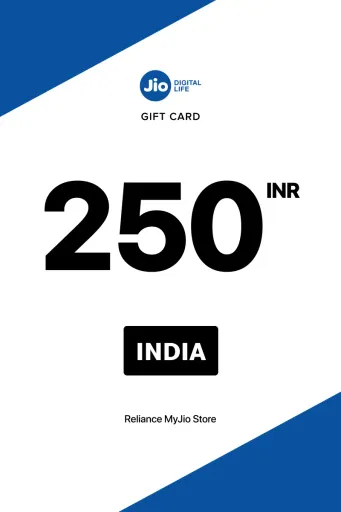 Reliance MyJio Store 250 INR Gift Card (India) - Digital Key