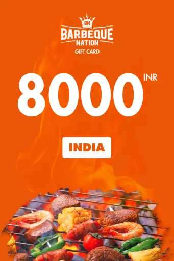 Product Image - Barbeque Nation 8000 INR Gift Card (India) - Digital Key