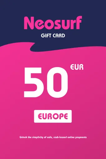 Neosurf 50 EUR Gift Card (Europe) - Digital Key