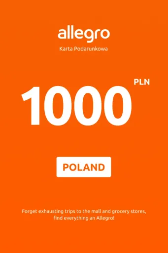 Allegro 1000 PLN Gift Card (Poland) - Digital Key