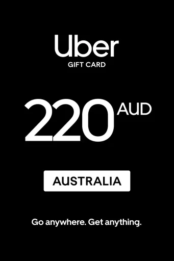 Uber 220 AUD Gift Card (Australia) - Digital Key