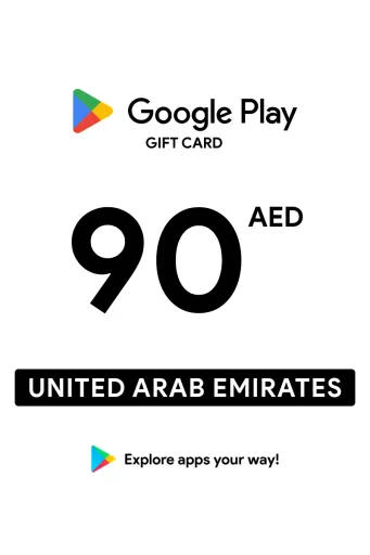 Google Play 90 AED Gift Card (United Arab Emirates) - Digital Key