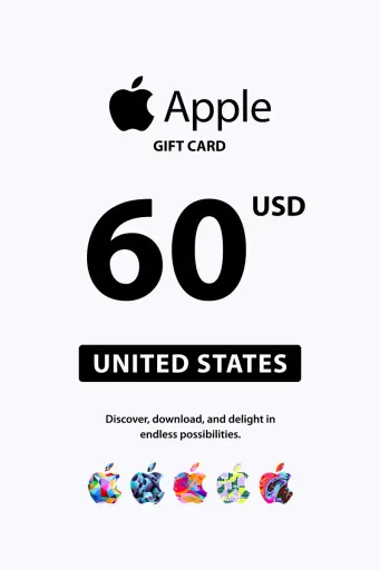 Apple 60 USD Gift Card (United States) - Digital Key