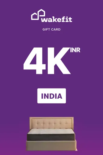 Product Image - Wakefit 4000 INR Gift Card (India) - Digital Key