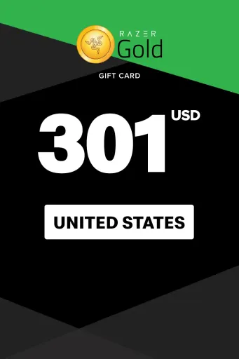 Razer Gold 301 USD Gift Card (United States) - Digital Key