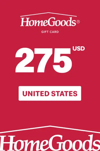 Homegoods 275 USD Gift Card (United States) - Digital Key