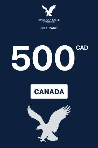 Product Image - American Eagle Outfitters 500 CAD Gift Card (Canada) - Digital Key