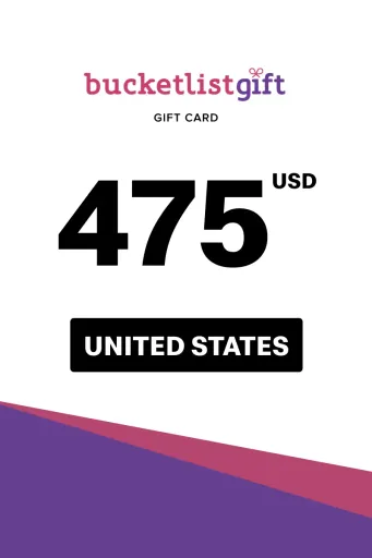 BucketlistGift 475 USD Gift Card (United States) - Digital Key