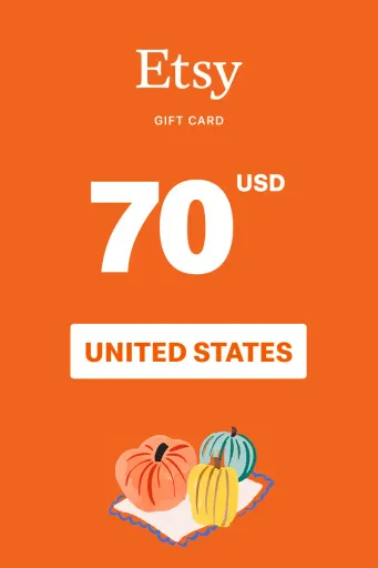 Etsy 70 USD Gift Card (United States) - Digital Key
