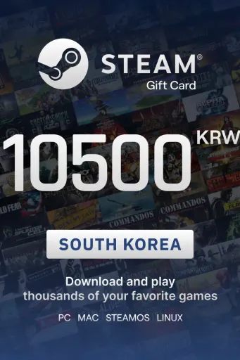 Steam Wallet 10500 KRW Gift Card (South Korea) - Digital key