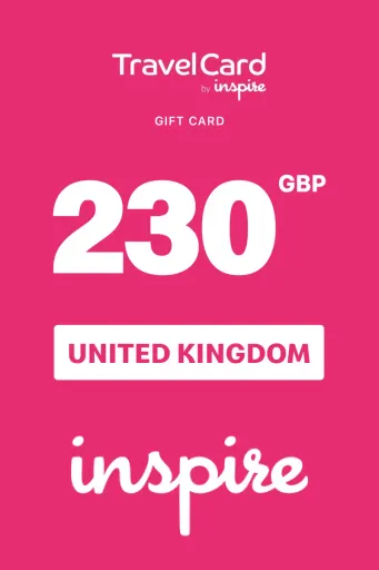 TravelCard by Inspire 230 GBP Gift Card (United Kingdom) - Digital Key