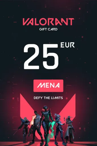 Valorant 25 EUR Gift Card (MENA) - Digital Key