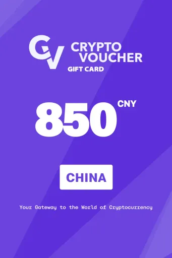 Crypto Voucher 850 CNY Gift Card (China) - Digital Key
