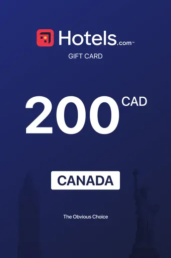 Hotels.com 200 CAD Gift Card (Canada) - Digital Key