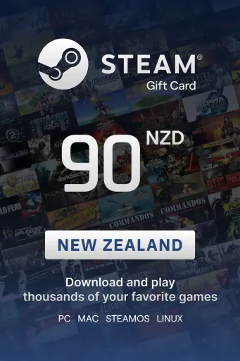 Steam Wallet 90 NZD Gift Card (New Zealand) - Digital Key