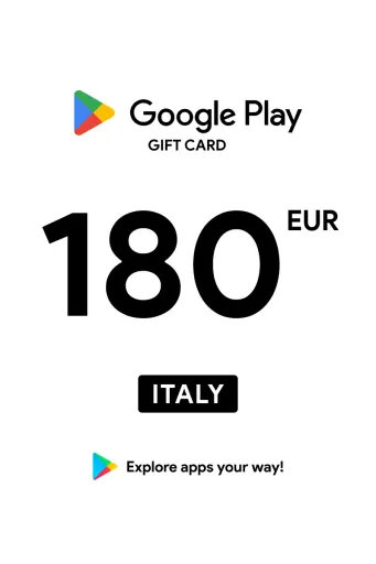 Google Play 180 EUR Gift Card (Italy) - Digital Key