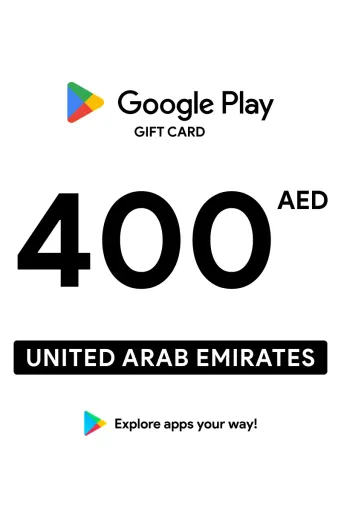 Google Play 400 AED Gift Card (United Arab Emirates) - Digital Key