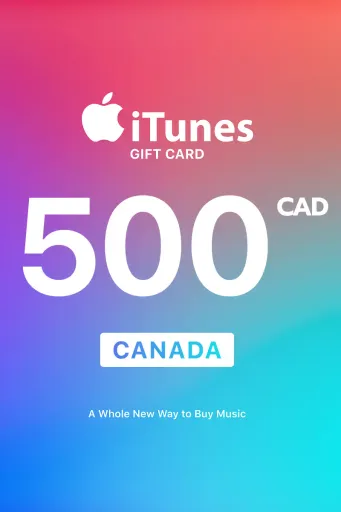 Apple iTunes 500 CAD Gift Card (Canada) - Digital Key