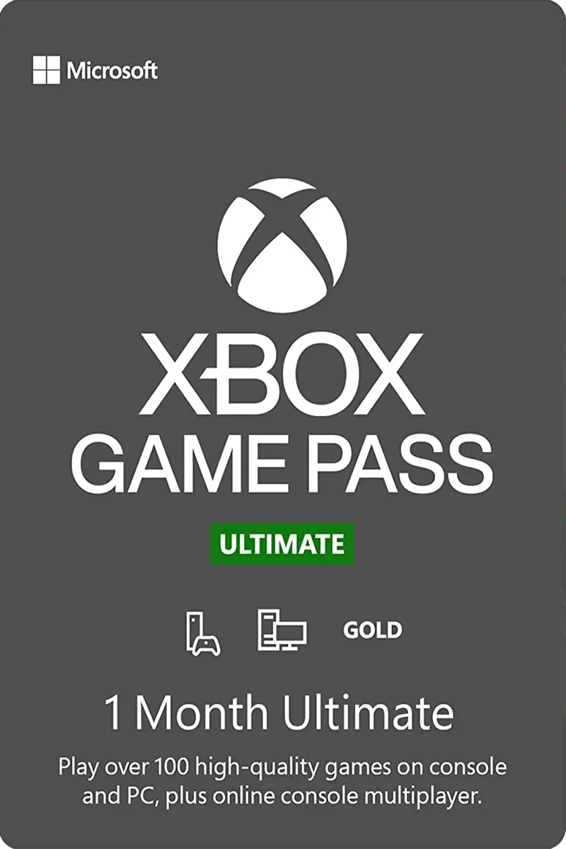 Xbox Game Pass Ultimate 1 Month - Xbox Live - Digital Code
