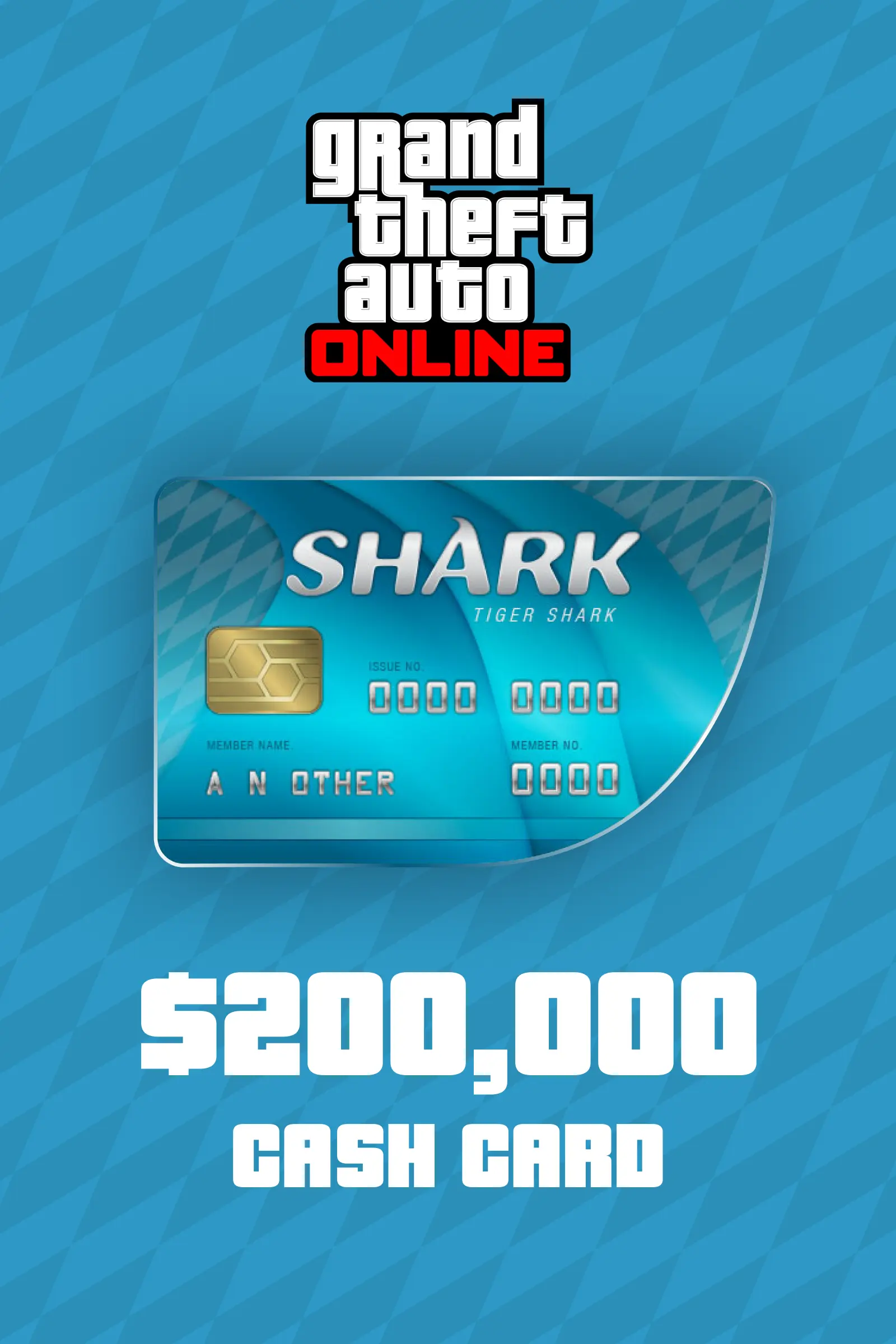 Grand Theft Auto Online: Tiger Shark Cash Card $200,000 (PC) - Rockstar - Digital Code