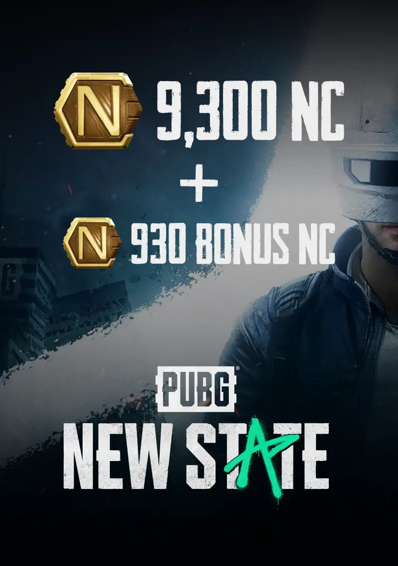 PUBG New State 9,300 NC + 930 Bonus - Digital Code
