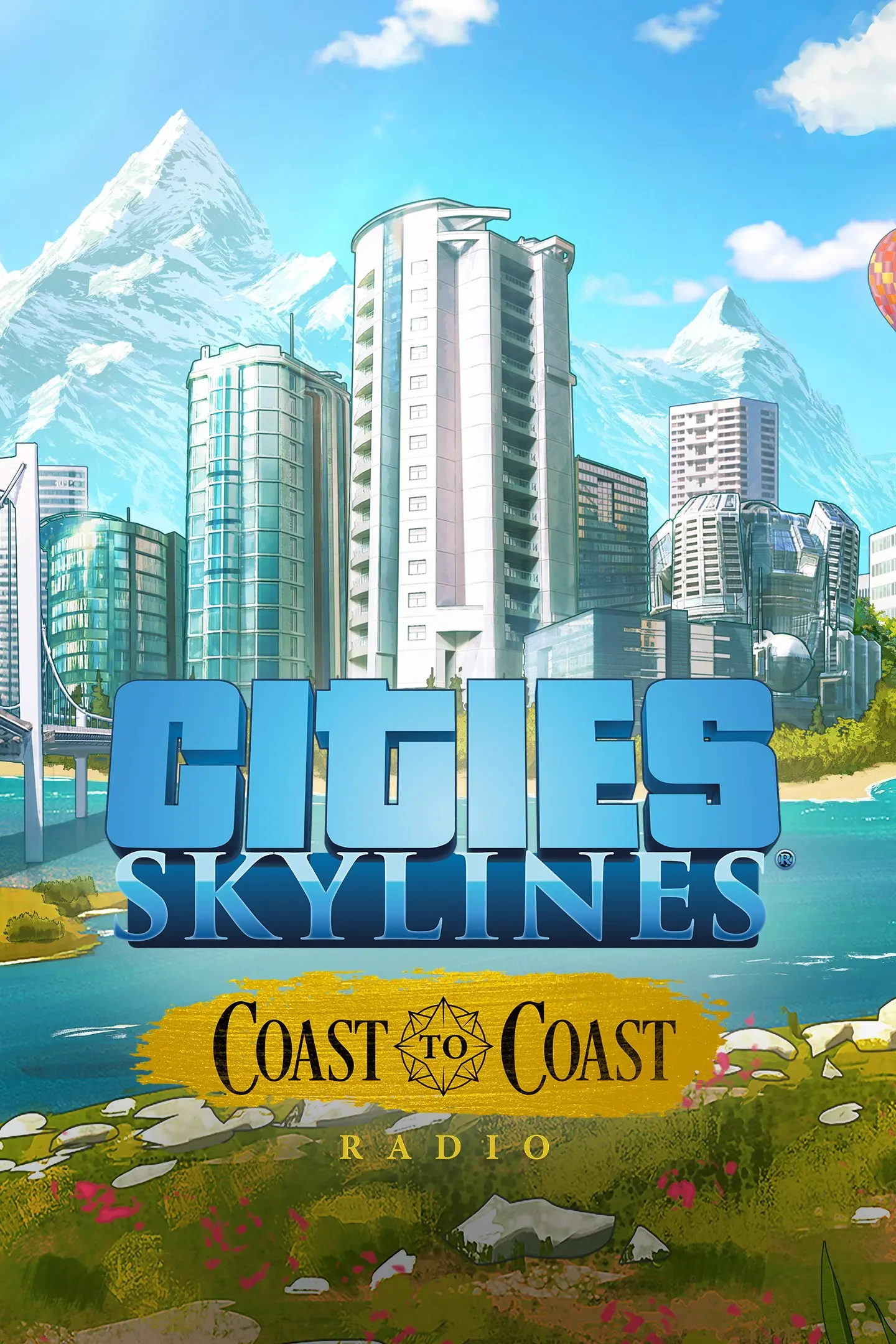 Cities: Skylines - Coast to Coast Radio DLC (PC / Mac / Linux) - Steam - Digital Code