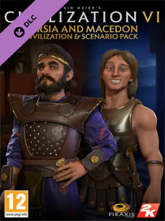Sid Meiers Civilization VI - Persia and Macedon Civilization & Scenario Pack DLC (PC / Mac / Linux) - Steam - Digital Code