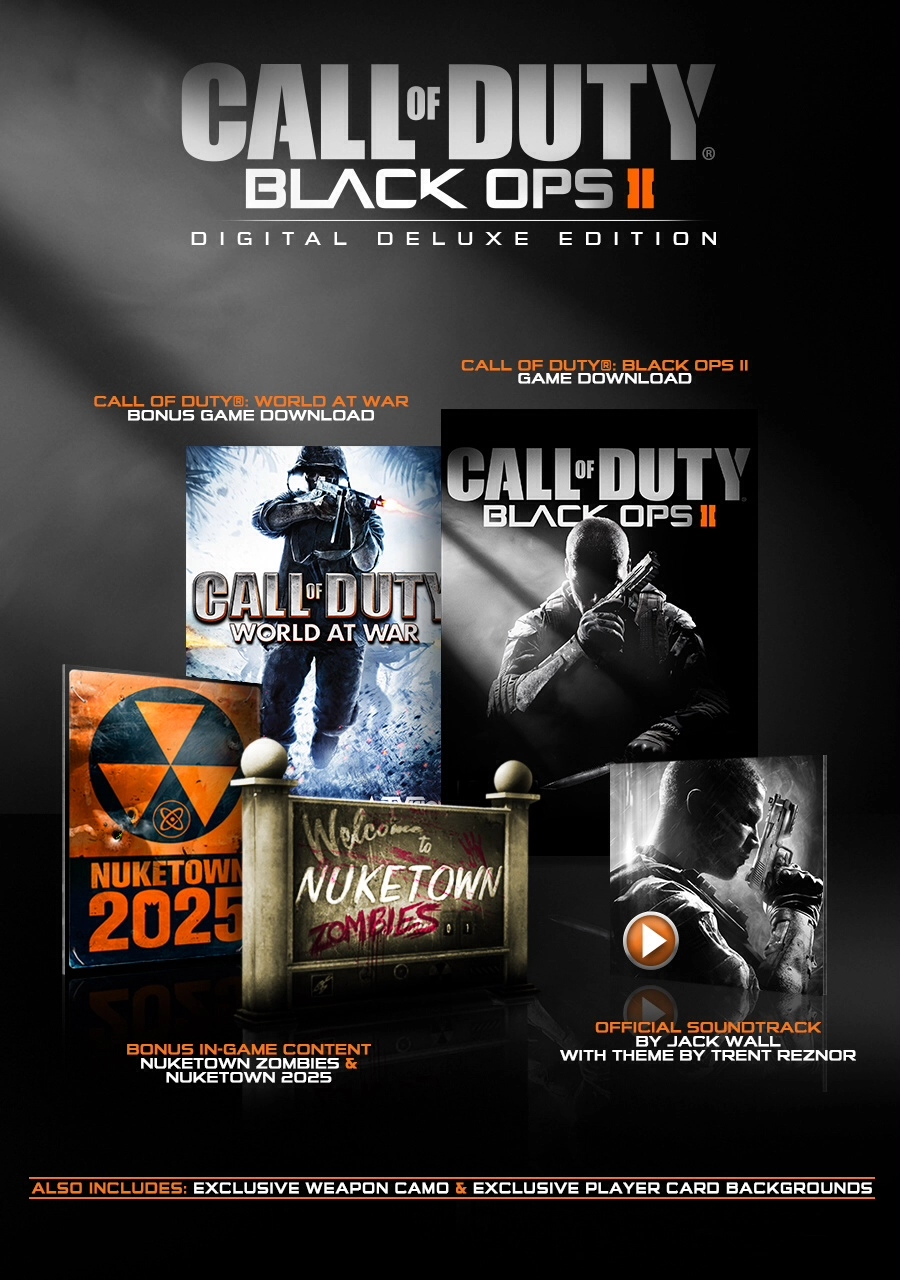 Call of Duty Black Ops 2 Digital Deluxe Edition (PC) - Steam - Digital Code