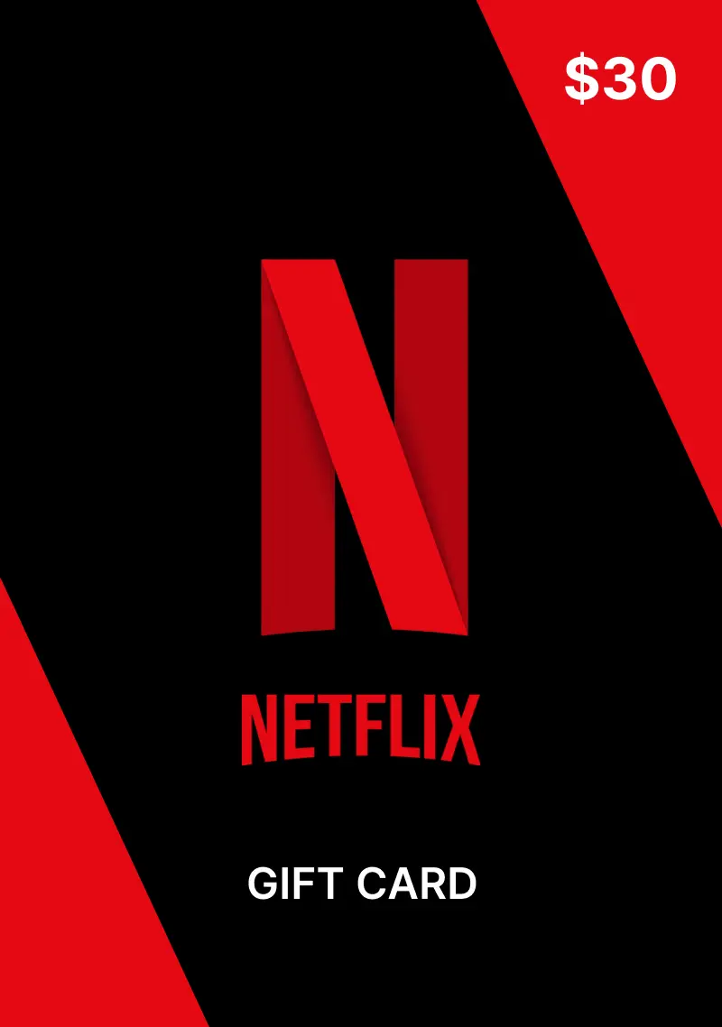 Netflix $30 Gift Card (US) - Digital Code