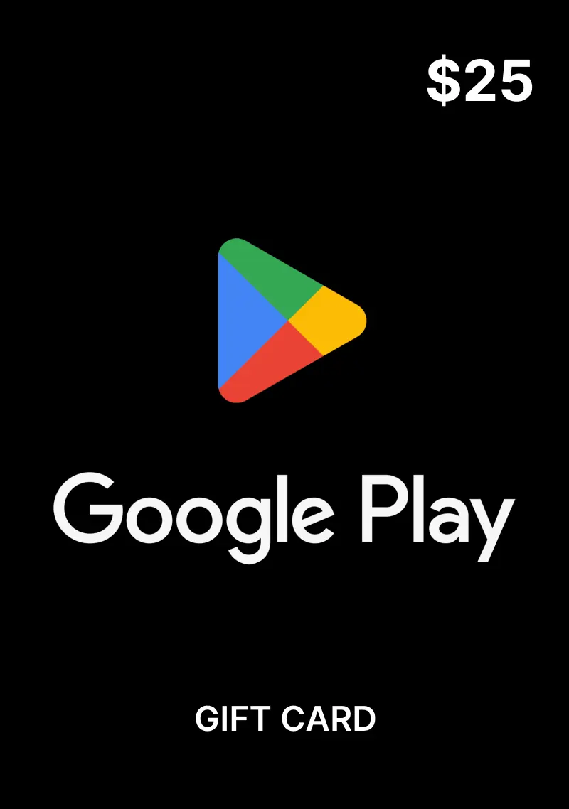 Google Play $25 Gift Card (US) - Digital Code
