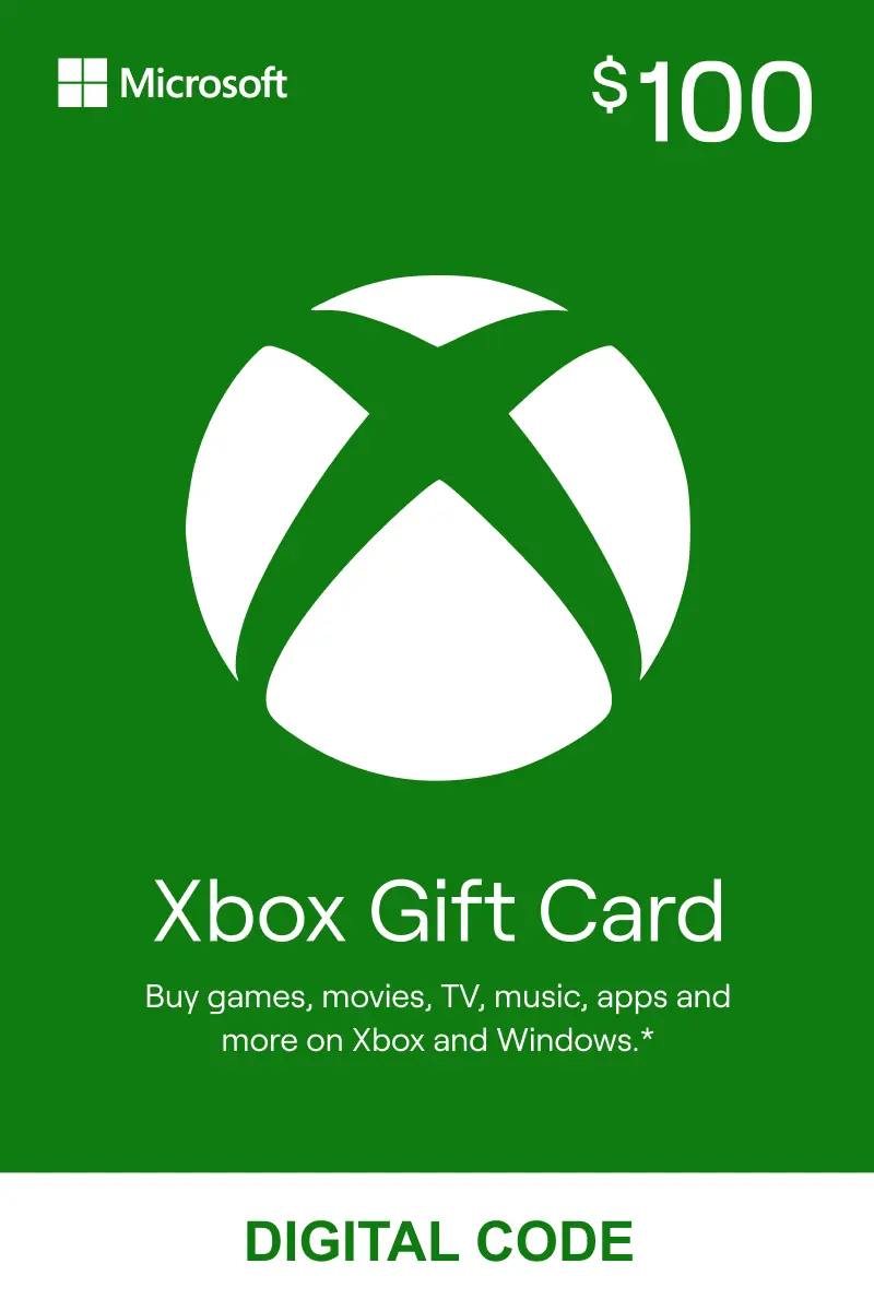 Xbox $100 Gift Card (US) - Digital Code