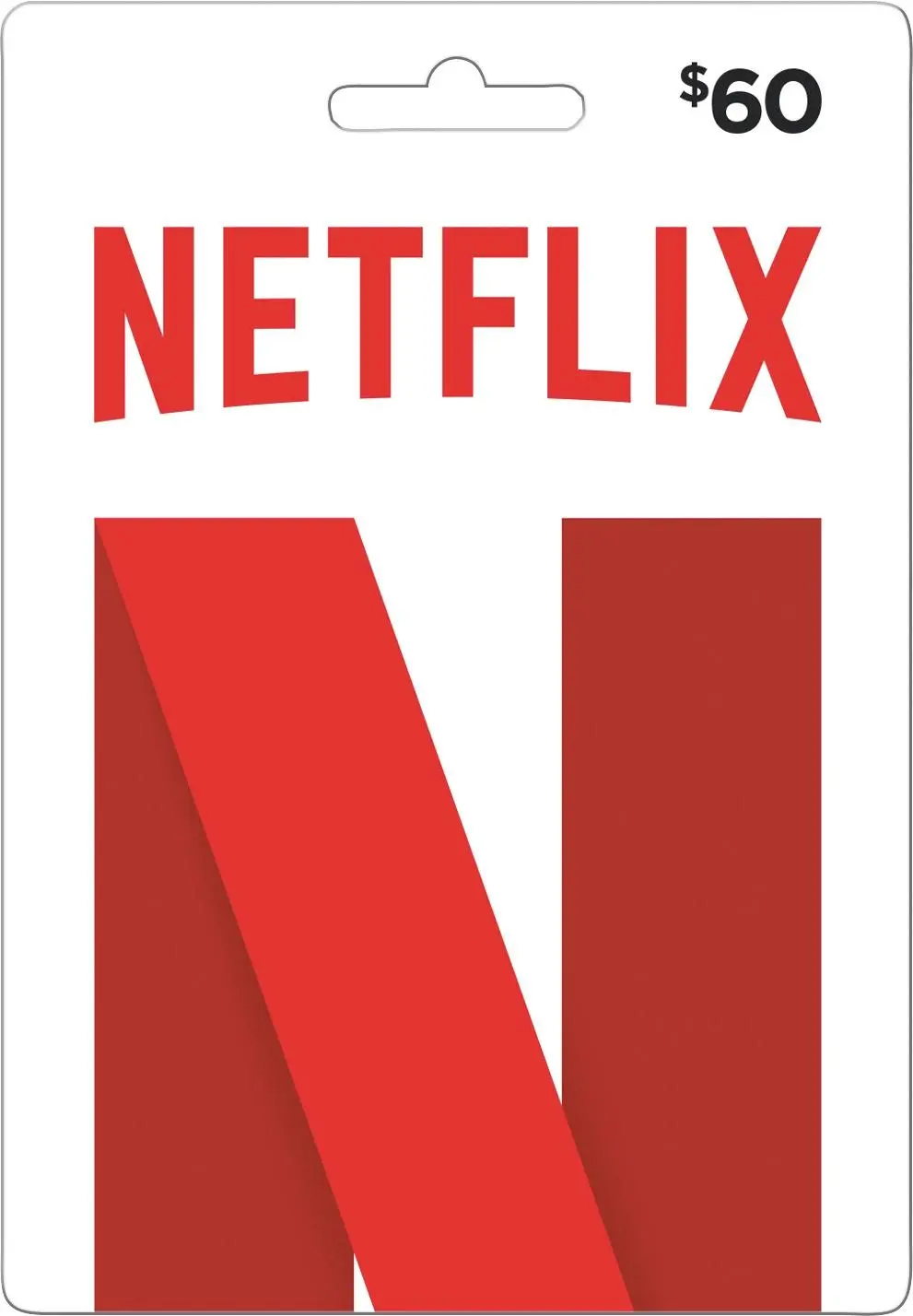 Netflix $60 Gift Card (US) - Digital Code