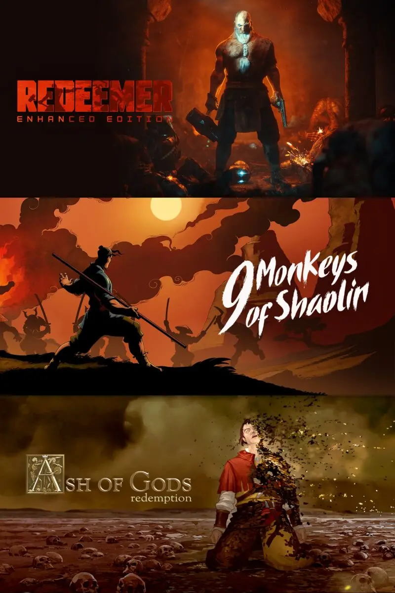 9 Monkeys of Shaolin + Ash of Gods + Redeemer - Bundle (AR) (Xbox One / Xbox Series X|S) - Xbox Live - Digital Code