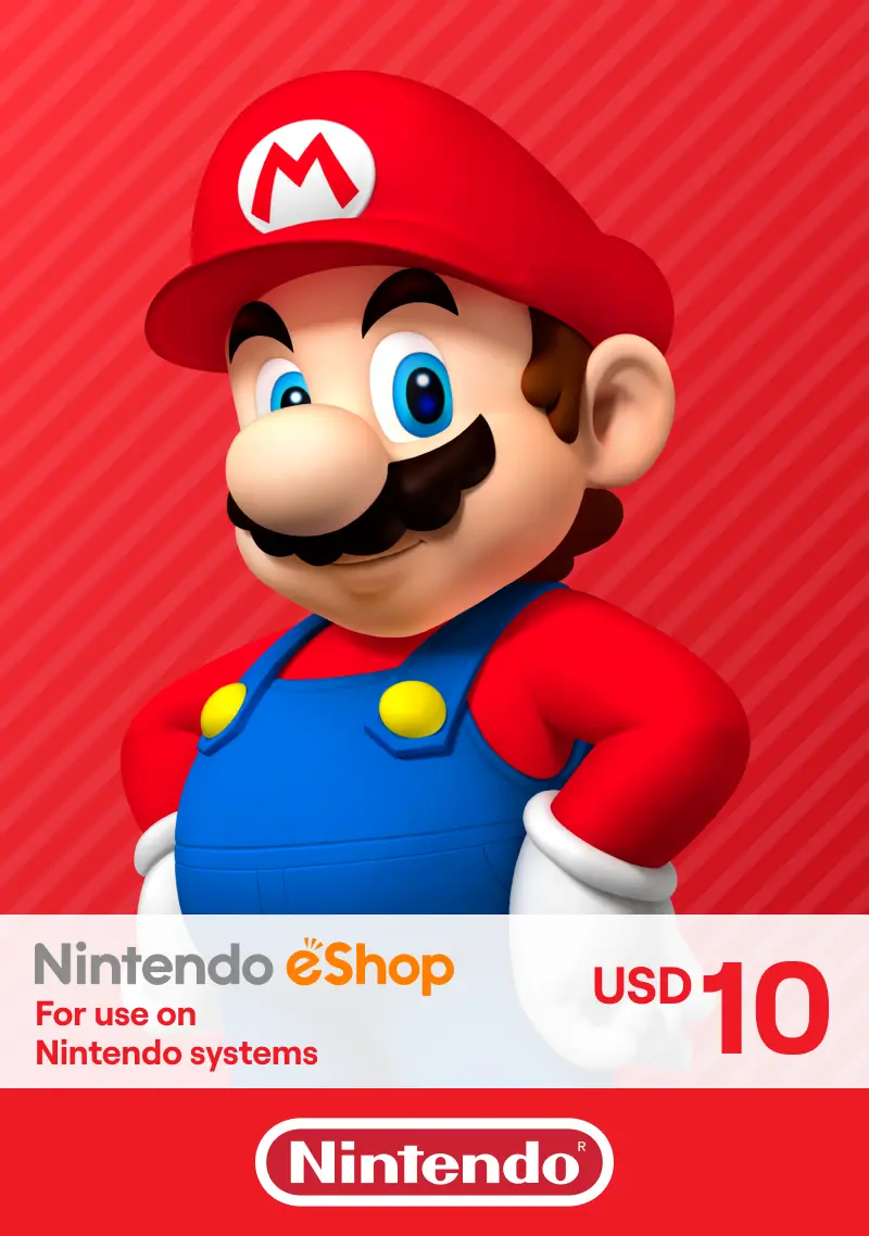 Nintendo eShop $10 Gift Card (US) - Digital Code