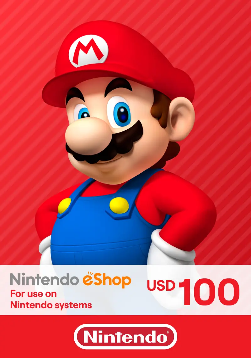 Nintendo eShop $100 Gift Card (US) - Digital Code