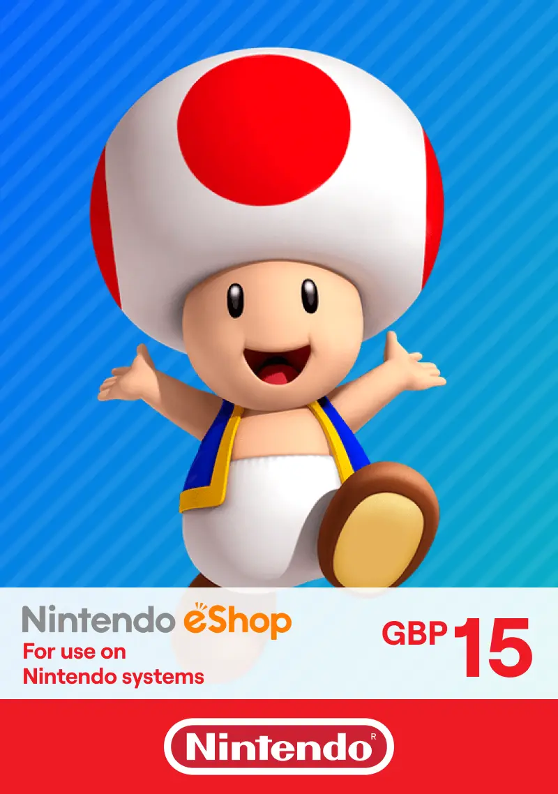 Nintendo eShop £15 GBP Gift Card (UK) - Digital Code