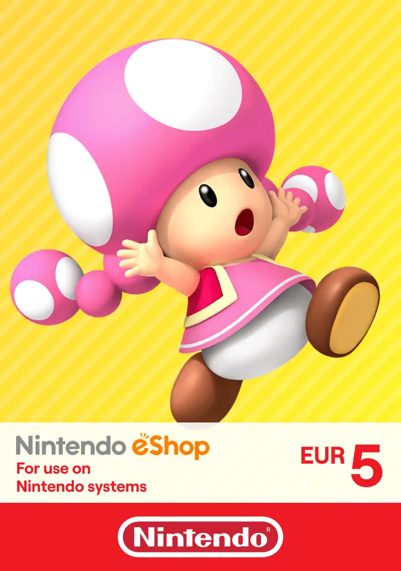 Nintendo eShop €5 Gift Card (EU) - Digital Code