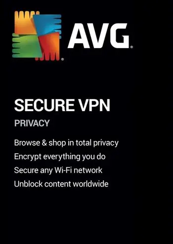 AVG Secure VPN (PC / Android / Mac / iOS) 10 Devices 2 Years - Digital Code