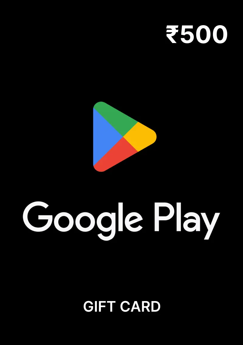 Google Play ₹500 INR Gift Card (IN) - Digital Code
