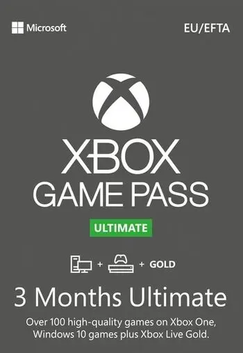 Xbox Game Pass Ultimate 3 Month (FR) - Xbox Live - Digital Code