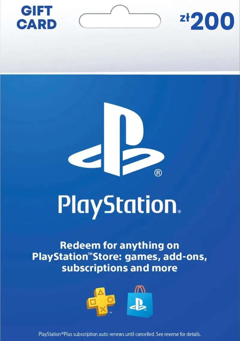PlayStation Store zł200 PLN Gift Card (PL) - Digital Code