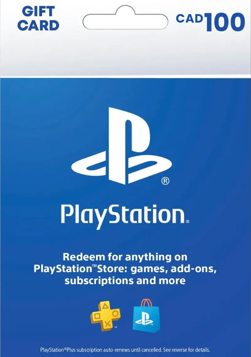 PlayStation Store $100 CAD Gift Card (CA) - Digital Code