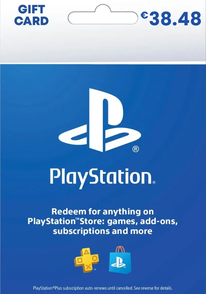PlayStation Store €38.48 EUR Gift Card (HR) - Digital Code